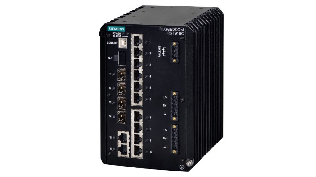 Tổng quan về thiết bị chuyển mạch Ethernet RUGGEDCOM RST916P