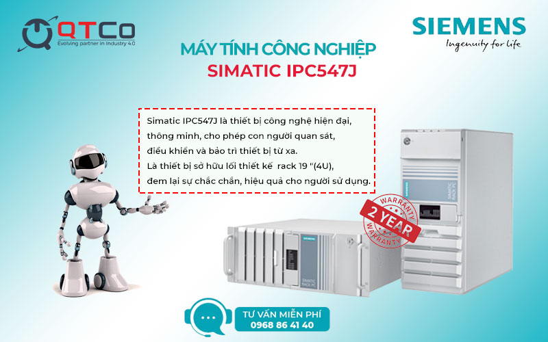 Máy tính công nghiệp Simatic IPC547J SIEMENS hoạt đồng bền bỉ, ổn định